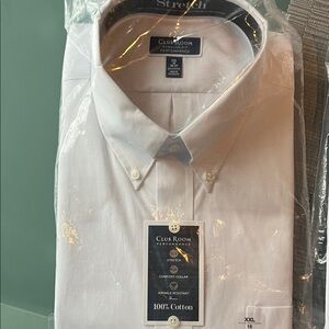 Club Room Men's Light Pink Cotton Dress Shirt
